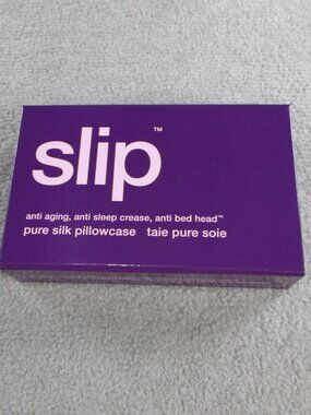 Slip 100% Silk Pillowcase Grape Purple 20" x 30" 51cm x 76cm Anti Aging NEW